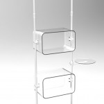 Warenpräsenter transparent Acrylglas U-Schalen